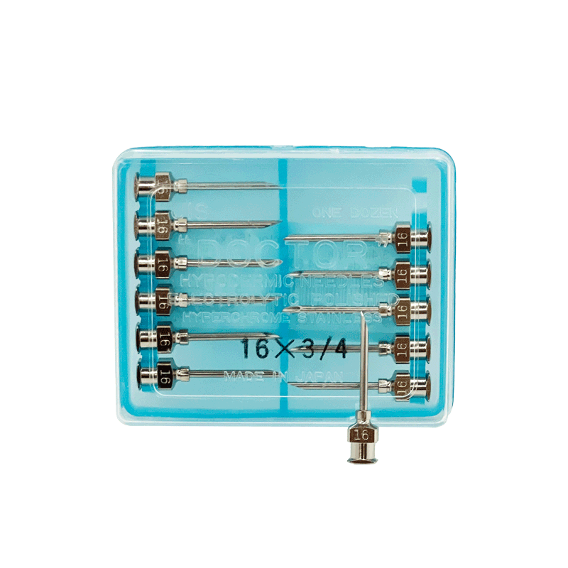 Needles - Stainless Steel - Doctor 16G x 0.75" [12 Pack]