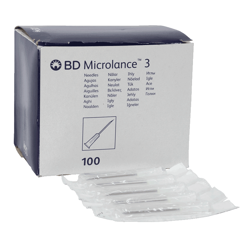 Needles - BD - 16G x 1.5" [100 Pack]