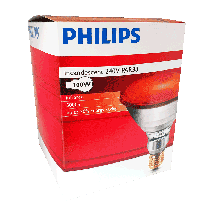 Globes - Philips - 100W Red [Each]