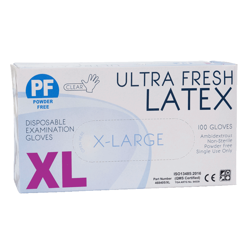 Gloves - Ultra Fresh - Latex XLGE [100 Pack]