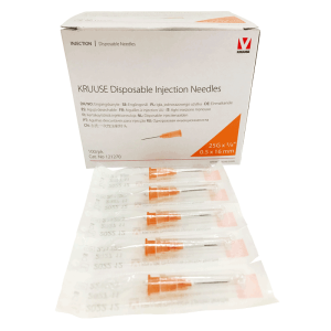 Needles - Kruuse Hypodermic 25G x 5/8" [100 Pack]