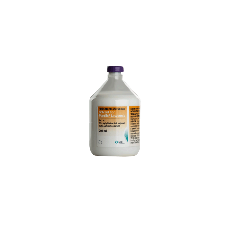 Porcilis Lawsonia Inactivated Vaccine Solvent 200mL [10 Pack]