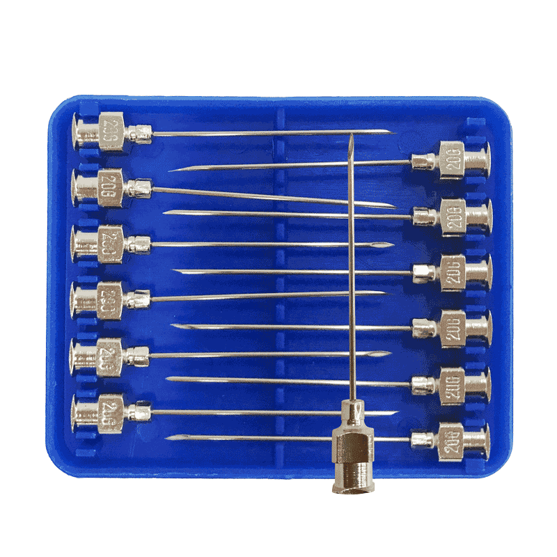 Needles - Stainless Steel - 20G x 1.5" [12 Pack]