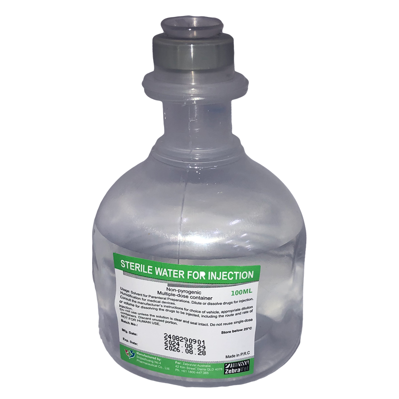Water for Injection - ZebraVet [100 mL]