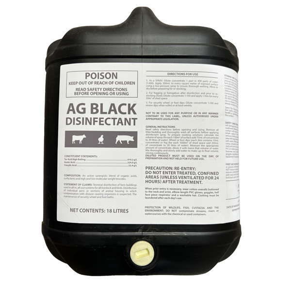 AG Black Disinfectant [18 L]
