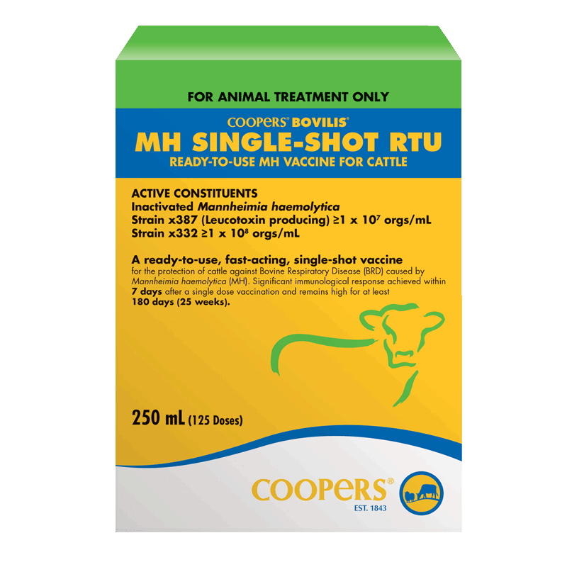 Bovilis MH Single-Shot RTU Vaccine [250 mL]