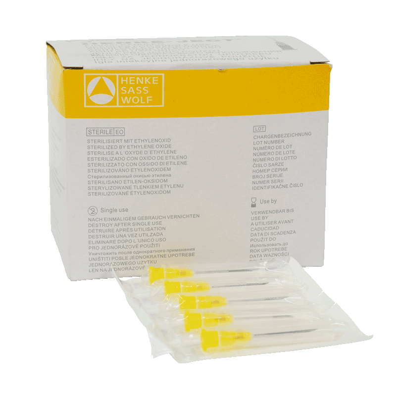 Needles - HSW Fine-Ject - 20G x 1" [100 Pack]