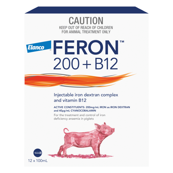 Feron 200 + B12 Injectable - ProSwine Feron 200 + B12 Injectable - ProSwine