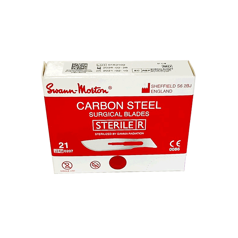 Scalpel Blades - Swann Morton #21 [100 Pack]