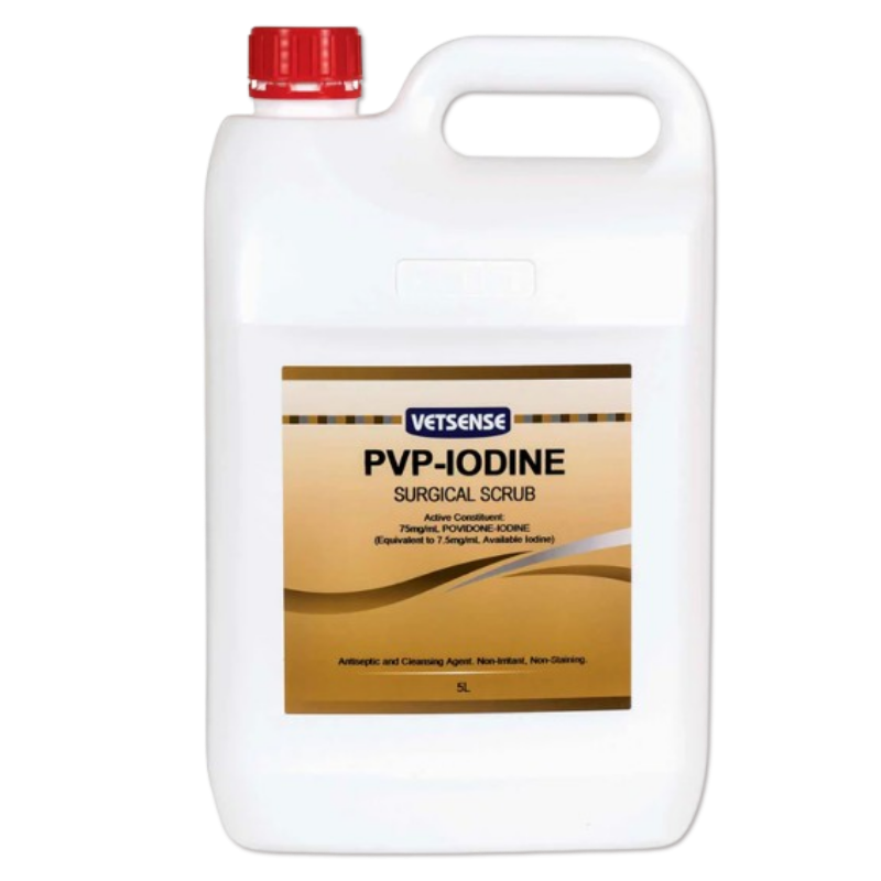 PVP Iodine Surgical Scrub - Vetsense