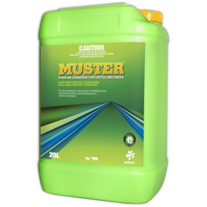 Muster Pour-on Lousicide for Cattle and Sheep
