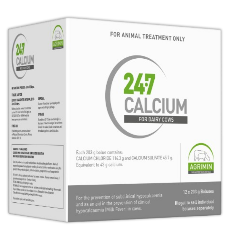 24-7 Calcium Boluses For Dairy Cows